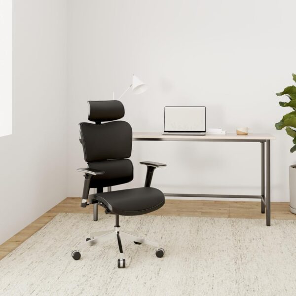 High-Back Ergonomic Office Chair With Lumbar Support