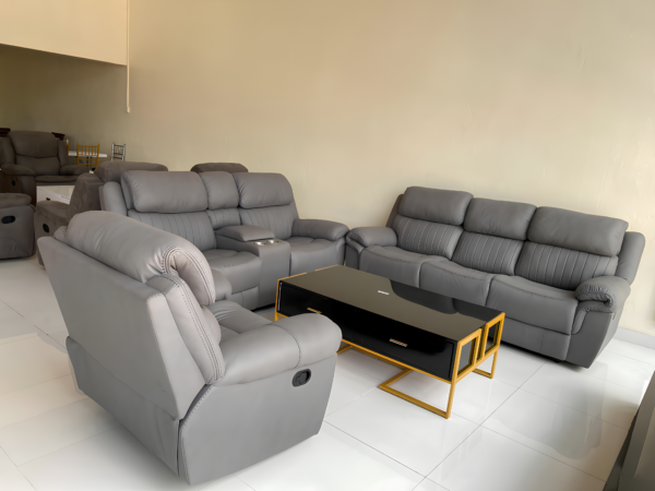 Oscar 6 Seater Fabric Recliner Sofa Set