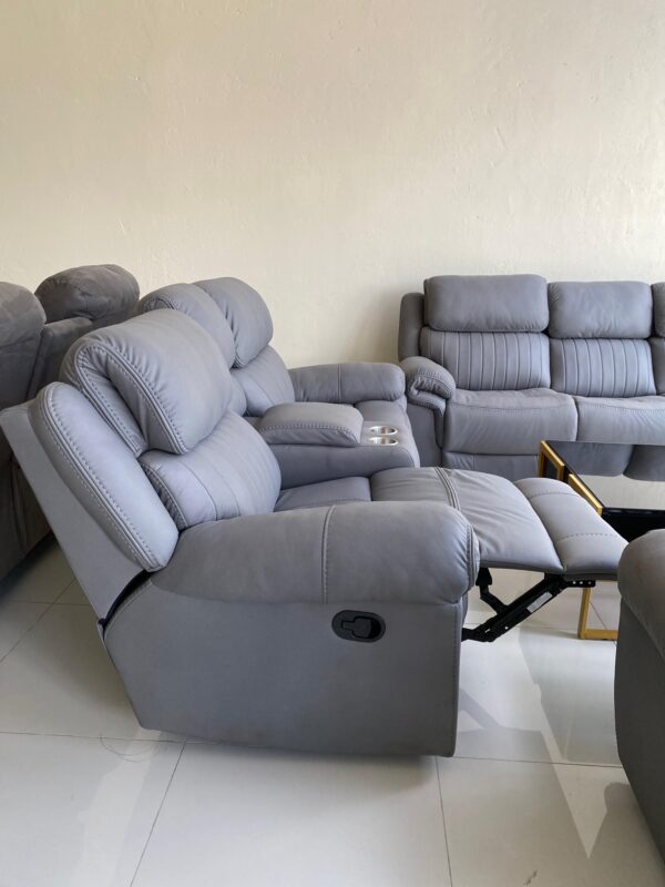 Oscar 6 Seater Fabric Recliner Sofa Set