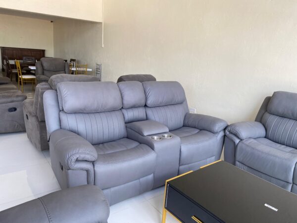 Oscar 6 Seater Fabric Recliner Sofa Set