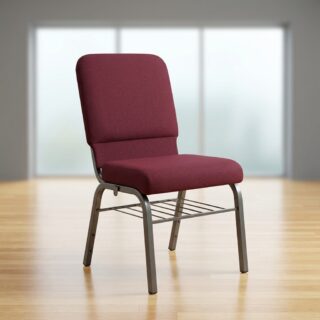 banquet style church seating maroon church chair book rack