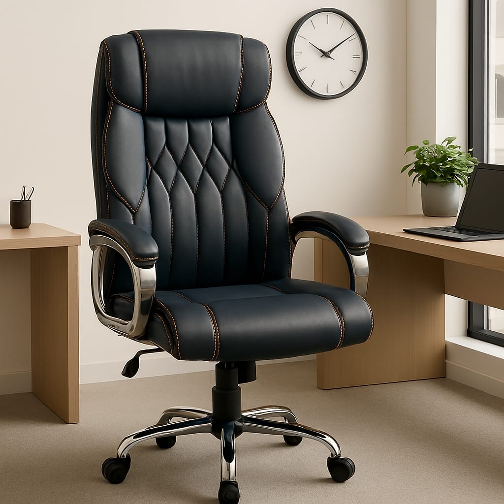 Ergonomic Upholstered Office Chair