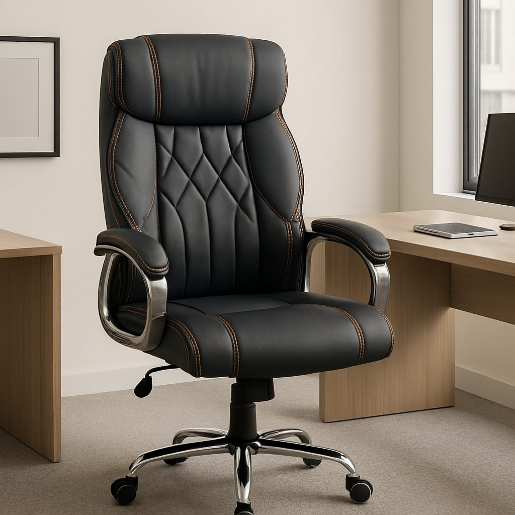 Ergonomic Upholstered Office Chair