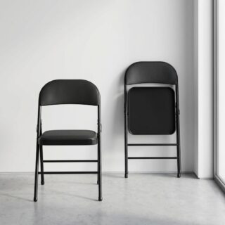 Foldable Padded leather chair