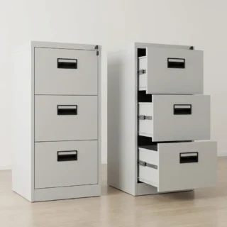 3 Drawer steel filing cabinet