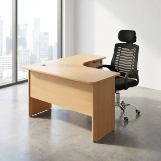 L-shaped Desk and Headrest seat