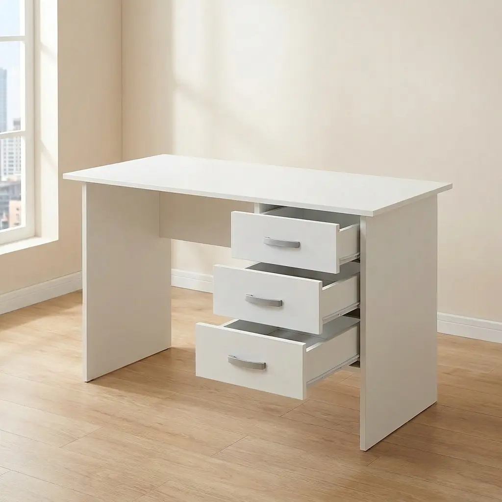 Wooden computer office desk - Image 2