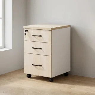 3 Drawer wooden Pedestal