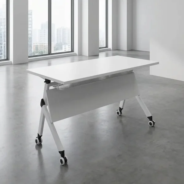 Foldable Movable Training Table - Furniture Land