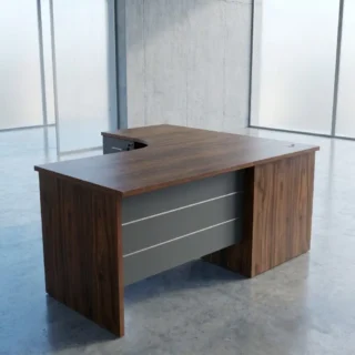 1.6m L-shaped office desk