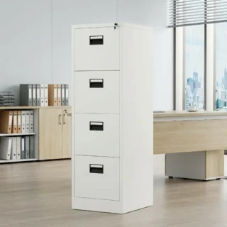 4 Drawer steel office filing cabinet