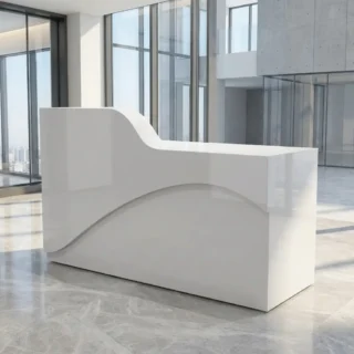 1.6m Wooden Front office desk