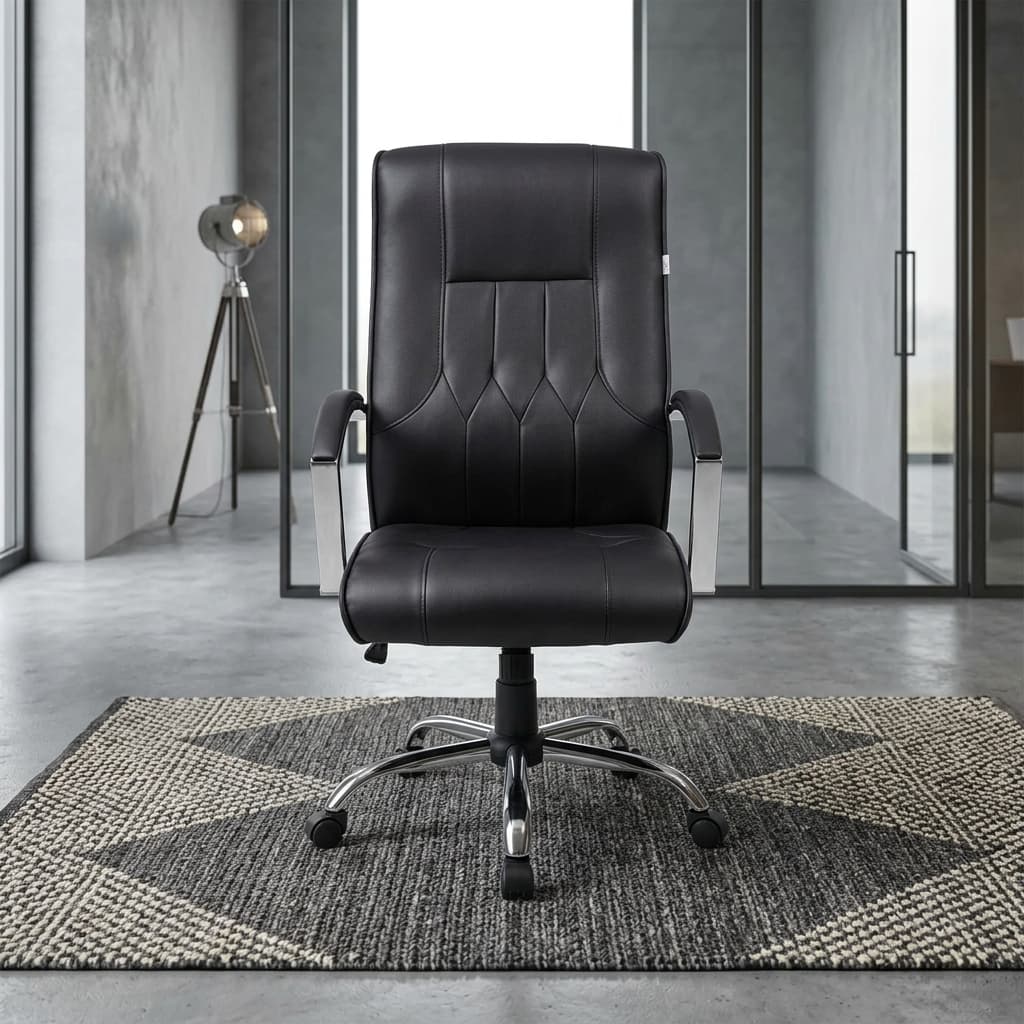 Ergonomic mesh visitor chair for office reception and meeting room in Kenya