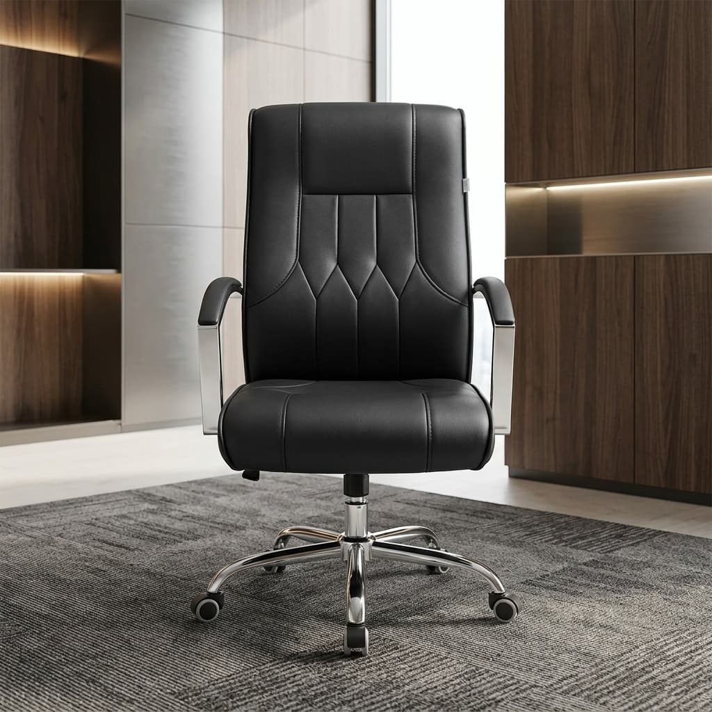 Ergonomic mesh visitor chair for office reception and meeting room in Kenya