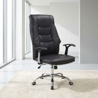 Executive Recliner Chair with chrome five-star base