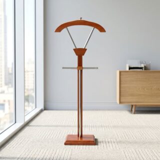 Wooden Office Coat Hanger Stand with freestanding base