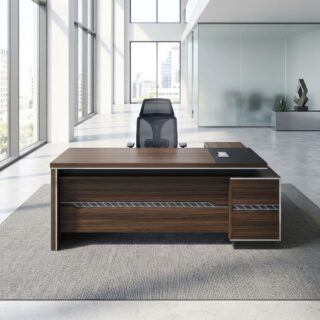 1.8m Modern Manager Desk with fixed side extension