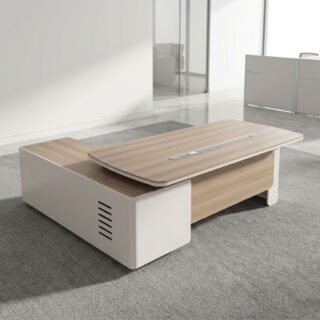 2.2M Modern Director Office Desk with side extension