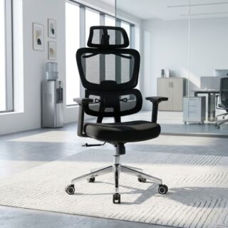 Orthopedic Recliner Office Chair with adjustable headrest