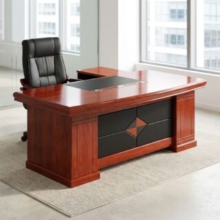 Executive Manager Desk 1.8M with decorative front panel