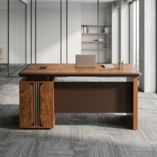 1.2m Executive Pedestal Desk with three-drawer storage