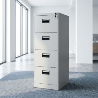 Central Lock Cabinet with four filing drawers