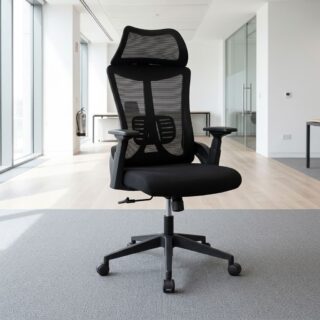 Lumbar Support Office Chair with mesh back