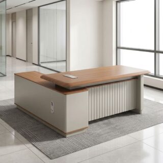 1.8M Executive Console Desk with side storage