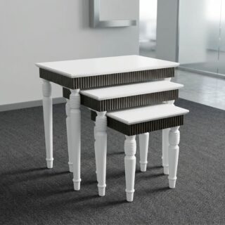 Three-Piece Accent Table Set in graduated sizes