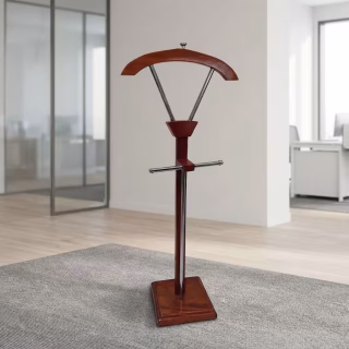 Executive Wooden Coat Stand with hanging rail