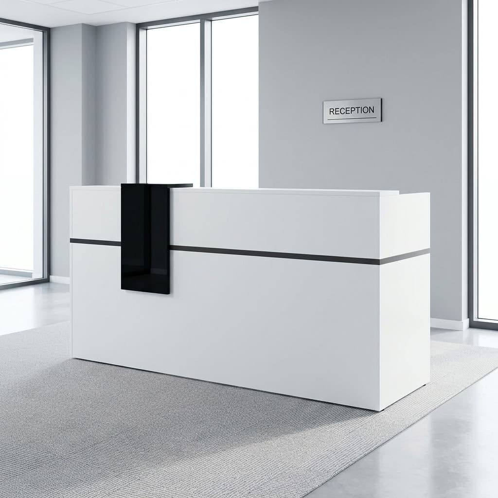 2M Executive Reception Desk with drawers