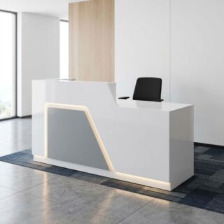 1.6M Front Office Counter with illuminated front design