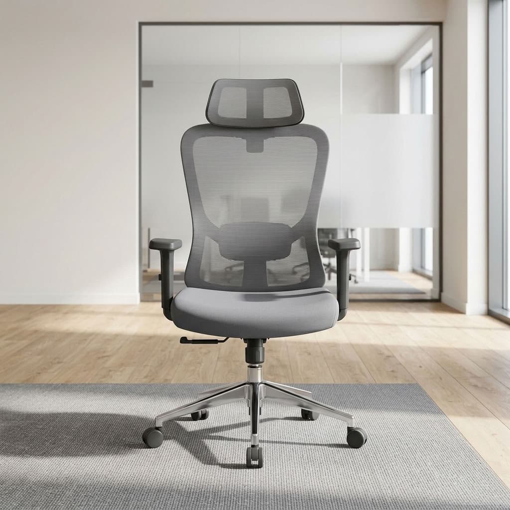Adjustable Executive Mesh Chair with headrest