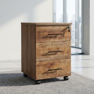 Mobile Office Drawer Unit with three MDF drawers