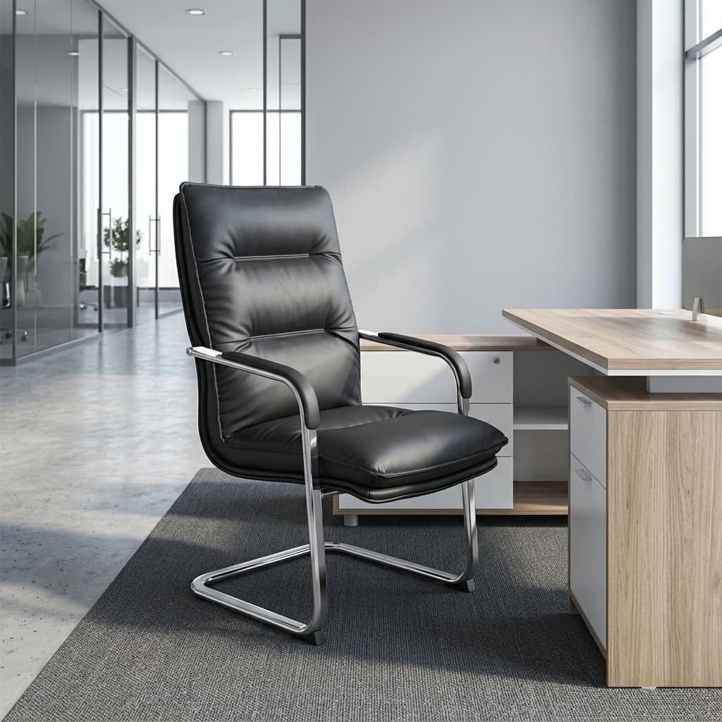 Executive Director Guest Chair with mesh back and cantilever frame