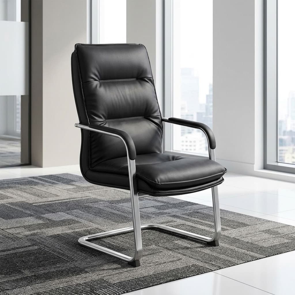 Executive Director Guest Chair with mesh back and cantilever frame